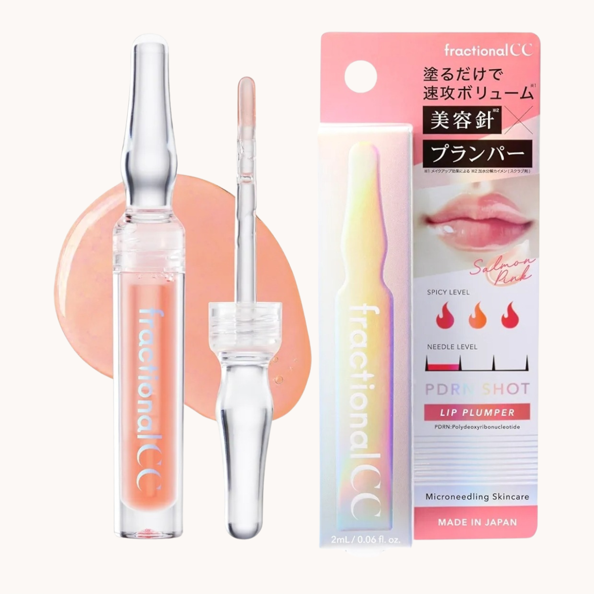 Fractional CC PDRN shot lip series